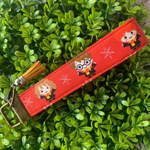 Harry Potter keychain wristlet fob